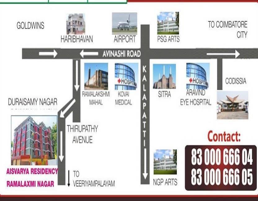Aishvarya Residency Coimbatore Bagian luar foto